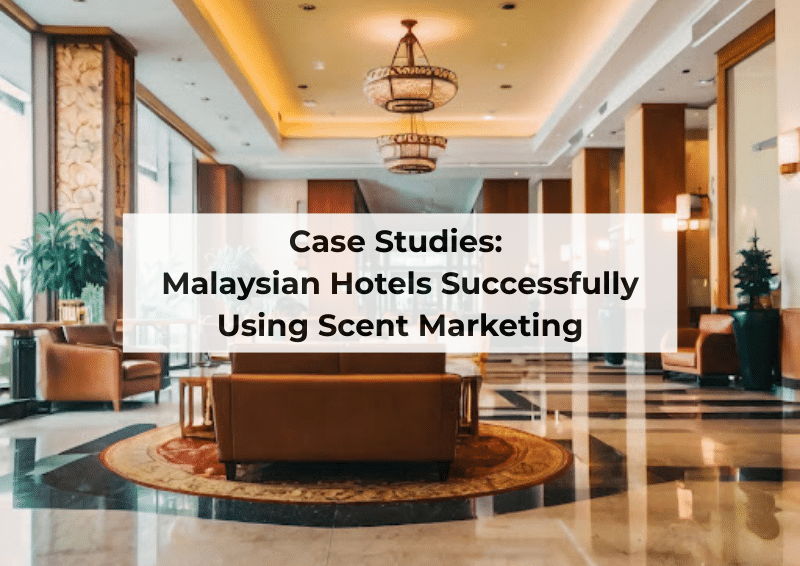 Scent marketing in Malaysian hotels using premium aroma oils and reed diffusers