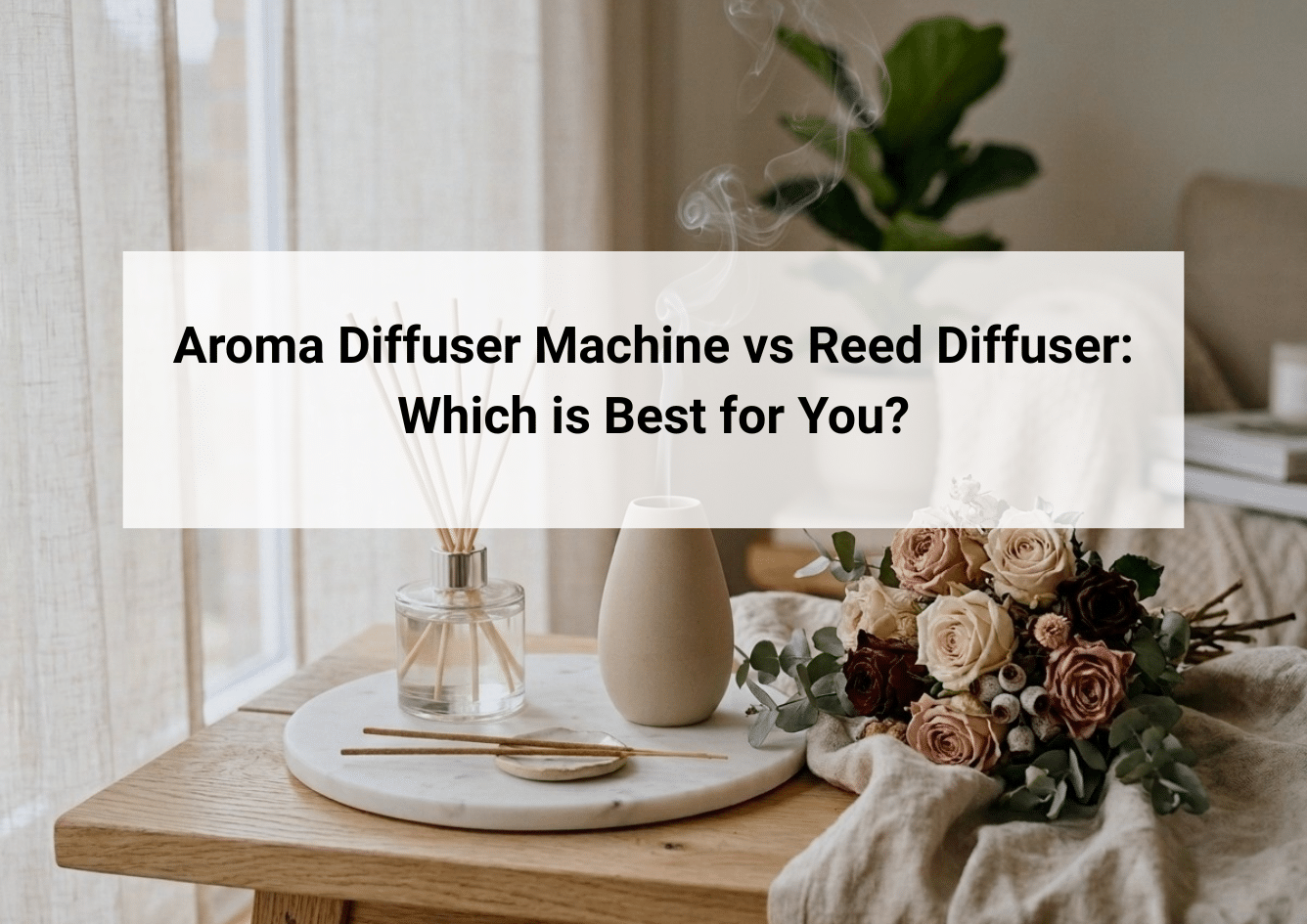 Aroma Diffuser Machine vs Reed Diffuser Which is Best for You